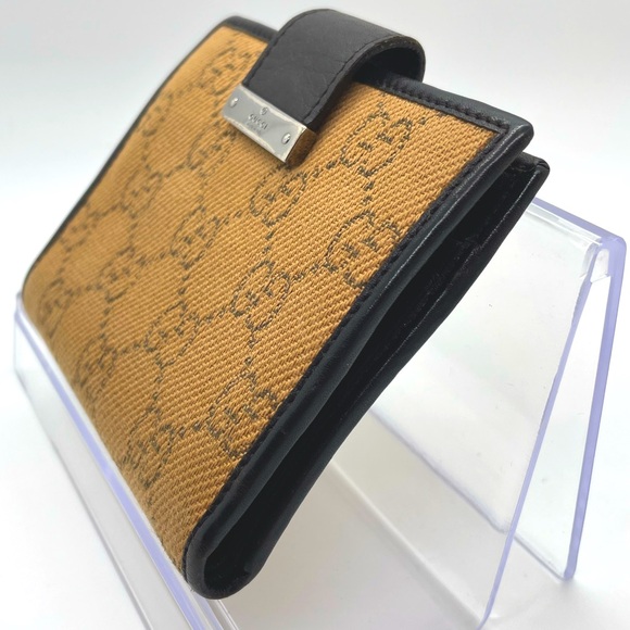 Gucci Jacquard Guccissima and Leather Compact Wallet - Picture 3 of 13